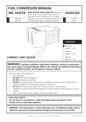 Mr. Heater HEATSTAR HSU 45 Manual De Conversión De Combustible