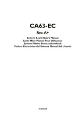 Dfi CA63-EC Manual Del Usuario