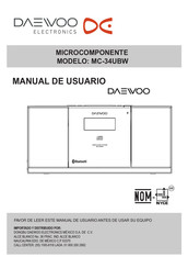 DAEWOO ELECTRONICS MC-34UBW Manual De Usuario