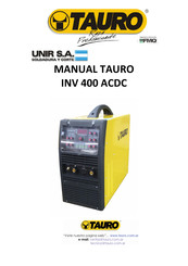 Tauro INV 400 ACDC Manual Del Usuario