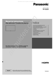 Panasonic TH-152UX1 Manual De Instrucciones