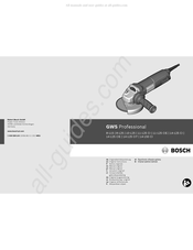Bosch GWS Professional 8-115 Manual Original