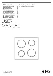 AEG IKE85753FB Manual De Instrucciones