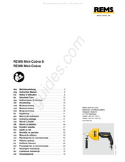 REMS Mini-Cobra S Instrucciones De Servicio