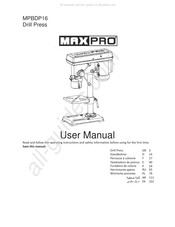 MaxPro MPBDP16 Manual Del Usuario