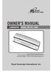 Royal Sovereign APL-330U Manual Del Propietário