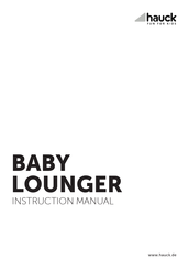 Hauck BABY LOUNGER Manual De Instrucciones