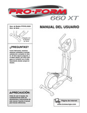 Pro-Form 660 XT Manual Del Usuario