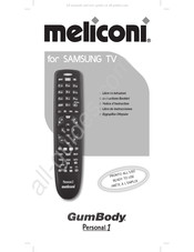 MELICONI GumBody Personal 1 Instrucciones De Uso