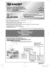 Sharp SD-AT100W Guia De Inicio Rapido