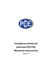 PCE Instruments PQC Manual De Instrucciones