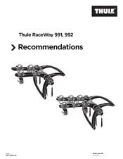 Thule RaceWay 991 Manual Del Usuario