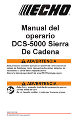 Echo DCS-5000 Manual Del Operario