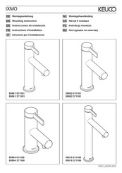 KEUCO IXMO 59501 371101 Instrucciones De Instalación