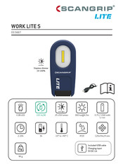 SCANGRIP WORK LITE S 03.5667 Manual Del Usuario