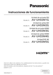 Panasonic AV-UHS5M1G Instrucciones De Funcionamiento