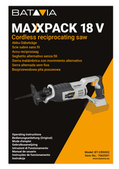 Batavia MAXXPACK 18 V BT-CRS002 Manual De Usuario