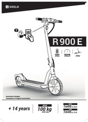 oxelo R 900 E Manual Del Usuario