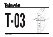 Televes T-03 Manual De Instrucciones