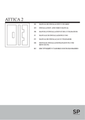 Porcelanosa ATTICA 2 Manual De Instalación Y Usuario