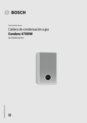 Bosch Condens 4700iW Instrucciones De Uso
