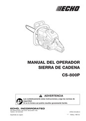 Echo CS-800P Manual Del Operador