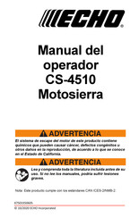 Echo CS-4510 Manual Del Operador