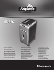 Fellowes SB-99Ci Manual Del Usuario