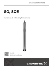 Grundfos SQE 65 Instrucciones De Instalación Y Funcionamiento