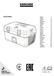 Kärcher SG 4/2 Classic Manual Del Usuario