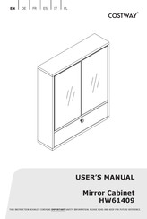 Costway HW61409 Manual Del Usuario