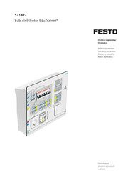 Festo EduTrainer 571827 Manual De Utilización