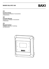 Baxi SILA RCV 300 Instrucciones De Instalación, Funcionamiento Y Mantenimiento