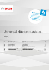 Bosch MUM5X Serie Manual De Usuario