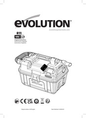 Evolution R11 VAC Li Instrucciones Originales