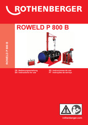 Rothenberger ROWELD P 800 B Instrucciones De Uso