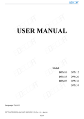 EDECOA DPM25 Manual Del Usuario