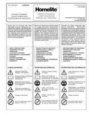 Homelite ST155CKD Manual Del Operador