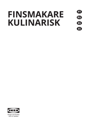 IKEA FINSMAKARE KULINARISK Manual Del Usuario