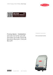 Fronius Symo 3.0-3-S Instrucciones De Instalación
