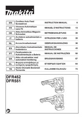 Makita DFR452 Manual De Instrucciones