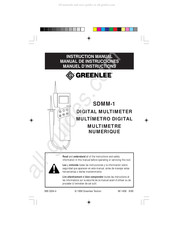 Greenlee SDMM-1 Manual De Instrucciones