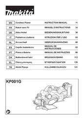 Makita KP001G Manual De Instrucciones