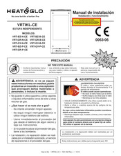 Heat & Glo VRT-GR-P-CE Manual De Instalación