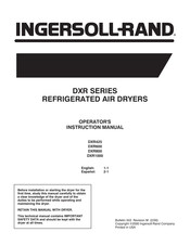 Ingersoll Rand DXR1000 Manual De Instrucciones