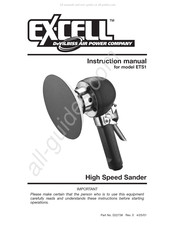 Ex-Cell ETS1 Manual De Instrucciones