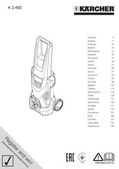 Kärcher K 2.490 Manual Del Usuario