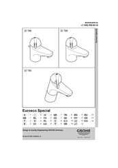 Grohe Euroeco Special 32 790 Manual Del Usuario