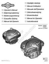 Briggs & Stratton 100600 Manual Del Operario