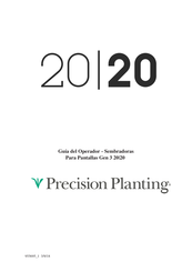 Precision Planting Gen 3 20/20 Guía Del Operador